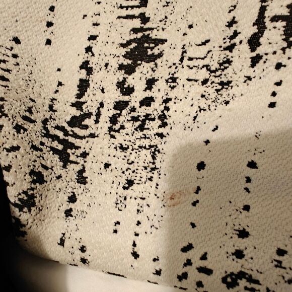 Soia & Kyo black and white zip Bomber Jacket Made in Canada size M - Picture 7 of 8